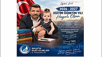 Yusuf Sefi'den 2026-2027 eğitim öğretim yılı mesajı