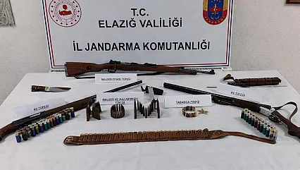 Jandarmadan Sivrice'de Silah Baskını