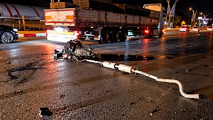 Malatya'da Feci Kaza! Transit Minibüs Ağaca Saplandı