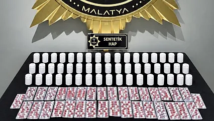 Sokak Satıcılarına Darbe: Malatya'da 3 Bin 601 Sentetik Hap Ele Geçirildi