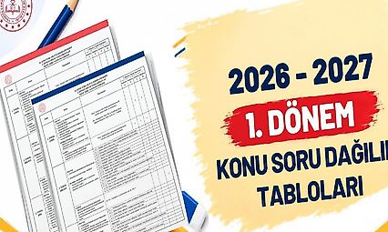 2026-2027 Eğitim Yılı Ortak Yazılı Sınavlarının Konu ve Soru Dağılımları Yayımlandı