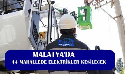 44 Mahallede Elektrikler Kesilecek