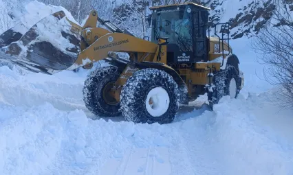 Battalgazi Belediyesi'nden Kırsalda Yoğun Kar Mesaisi