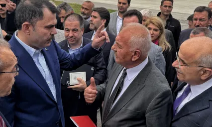 Doğanşehir Belediye Başkanı Bayram, Bakan Kurum'a Doğanşehir'in sorunlarını Anlattı