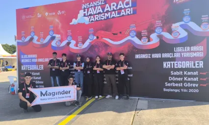 Fethi Gemuhluoğlu Fen Lisesi, İnsansız Hava Aracı Yarışmasında Dereceye Girdi