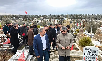HÜDA PAR Milletvekili Dinç, Malatya'da deprem yıl dönümü nedeniyle ziyaretlerde bulundu