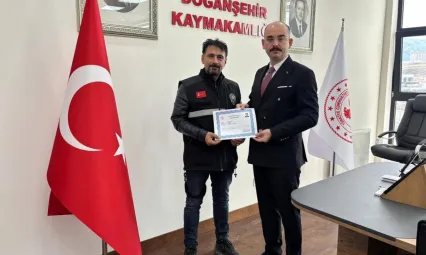 Kaymakam Sungur'dan Jandarma ve Emniyete Takdir