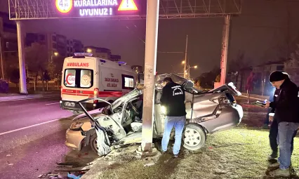 Malatya çevreyolunda feci kaza: Genç yolcu hayatını kaybetti