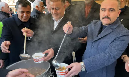 Malatya'da Miraç Kandili Bereketi: Ülkü Ocakları'ndan Vatandaşlara Aşure