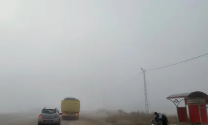 Malatya'da Sabah Sisi Sürücüleri Zorladı