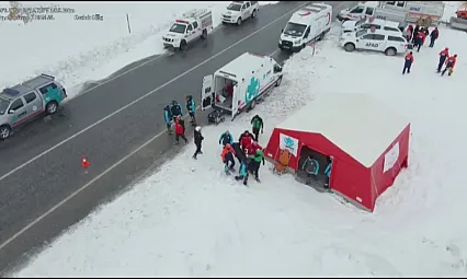 Olası Çığ Felaketine Karşı Malatya'da Gerçeğini Aratmayan Tatbikat