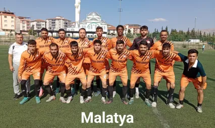 Play Off'da Malatya 1.Amatör Küme Futbol Ligine İlk Çıkan Takım Malatya Galataspor Oldu.
