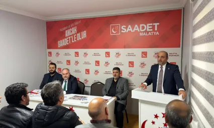 Saadet Partisi Malatya İl Başkanlığı Kasım Ayı İl Divan Toplantısı Coşkuyla Gerçekleştirildi