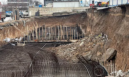 Salköprü'de İnşaat Alanında Çökme Paniği