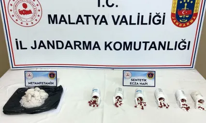 Yeşilyurt'ta Narkotik Operasyonu: Metamfetamin ve Sentetik Ecza Ele Geçirildi