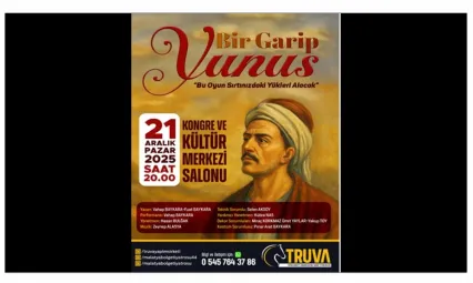 Yunus Emre Tek Perdelik Oyunla Malatya'da Sahneye Çıkıyor