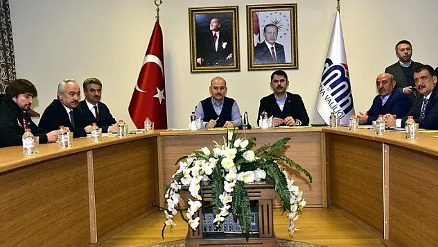 Bakanlar Soylu ve Bakan Kurum Malatya'da