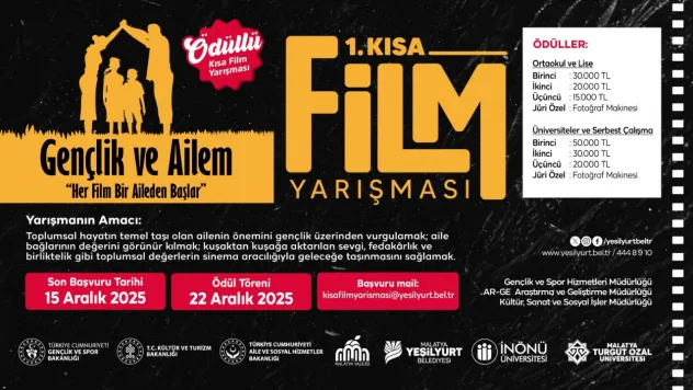 1.Kısa Film Festivali'nde Son Başvuru 15 Aralık!