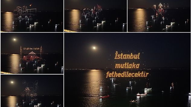 1453 Drone Gökyüzünde İstanbul'un Fethini Anlattı
