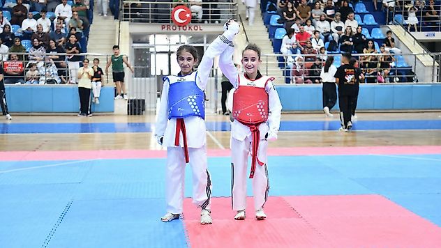 15 Temmuz Şehitler Haftası Tekvando Şampiyonası'nda Miniklerden Büyük Performans