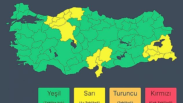 18 il için 'sarı' kodlu uyarı: Sağanak, kar ve fırtına bekleniyor