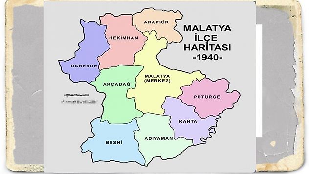 1940'ta Malatya'nın İlçeleri Bugünkünden Çok Farklıydı