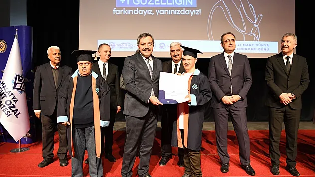21 Mart Down Sendromu Günü Etkinlikleri Kapsamında Mezuniyet Töreni Gerçekleştirildi