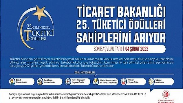 25'inci Tüketici Ödülleri Sahiplerini Ariyor.