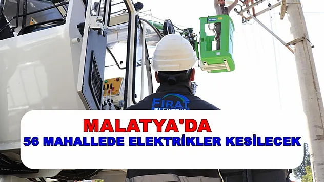 56 Mahallede Elektrikler Kesilecek