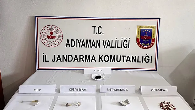 Adıyaman'da uyuşturucu operasyonuna 5 gözaltı