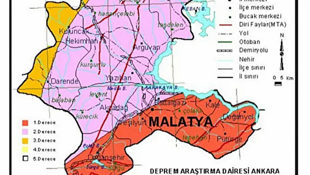 AFAD verileri: Malatya, 2025'in ilk 9 ayında 2 bin 951 depremle Türkiye'de 3. sırada