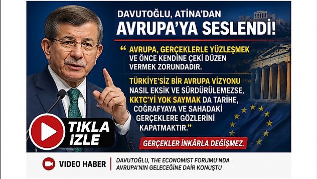 Ahmet Davutoğlu: 'KKTC'yi Yok Saymak Gerçekleri Değiştirmez'