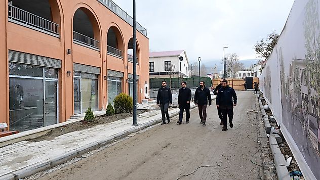 Akpınar'da Yeni Çarşı Açılışa Gün Sayıyor