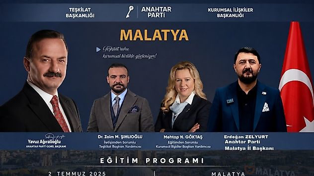Anahtar Parti Malatya Teşkilatı Kurumsal Eğitim Programı Düzenliyor