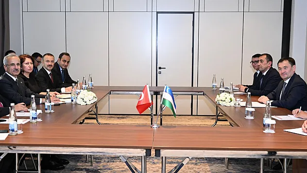 Bakan Uraloğlu, Özbekistan Ulaştırma Bakanı Ilkhom Makhkamov İle Görüştü