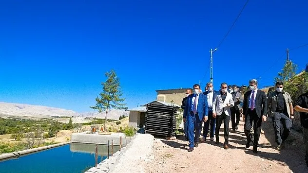 Balaban'da İçme Suyu Ve Alt Yapı Çalışması Temel Atma Töreni Yapıldı