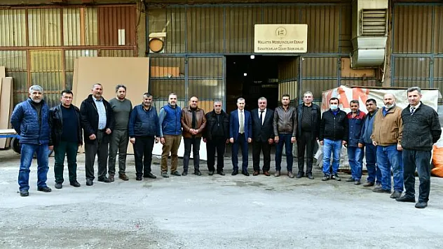 Başkan Çınar'dan Nakliyatçılar Derneği İle Mobilyacılar Esnaf Odasına Ziyaret