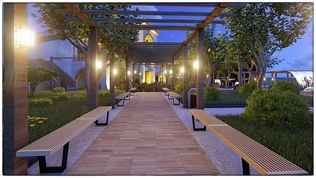 Başkan Çınar, Yapımı Süren Gündüzbey Sosyal Tesislerini İnceledi