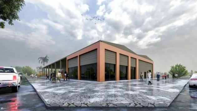 Başkan Çınar,'Yeşiltepe Semt Pazarı Ve Yeşil Gıda Market' İnşaat Alanını Gezdi