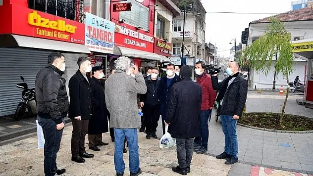 Başkan Gürkan Akpınar'da İncelemelerde Bulundu