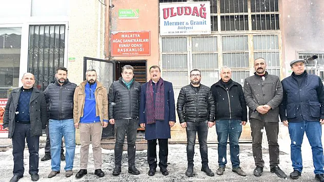 Başkan Gürkan'dan Ağaç Sanatkârları Odasına ziyaret