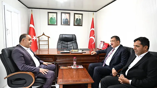 Başkan Gürkan'dan MHP Malatya İl Başkanı Gökhan Gök'e Hayırlı Olsun Ziyareti