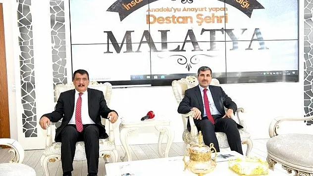 Başkan Gürkan, Muş Belediye Başkanı Asya'yı Malatya'da Ağırladı