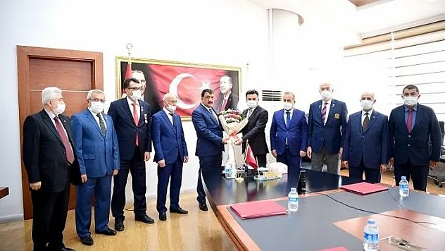 Başkan Gürkan, Şehit Ve Gazi Dernek Başkanlarını Kabul Etti