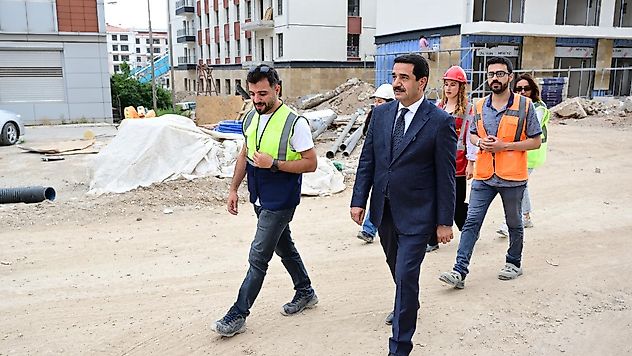 Başkan Taşkın Niyazi Mısri Rezerv Alanında İncelemelerde Bulundu