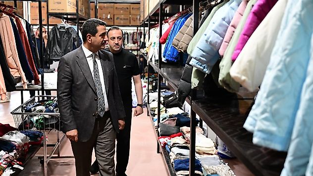 Başkan Taşkın, Sosyal Destek Çalışmalarını Yerinde İnceledi