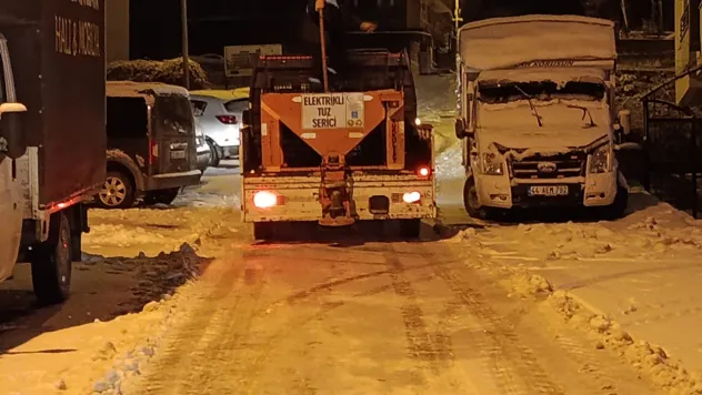 Battalgazi Belediyesi Kar Mesaisinde