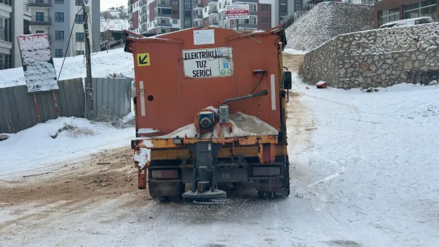 Battalgazi Belediyesi'nden Kar Yağışına Anında Müdahale