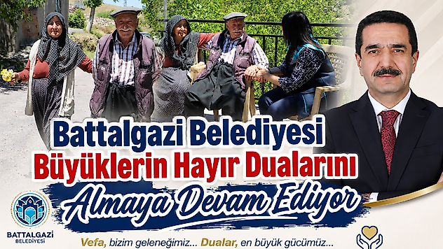 Battalgazi Belediyesi'nden Kıymetli Çınarlara Vefa Ziyareti