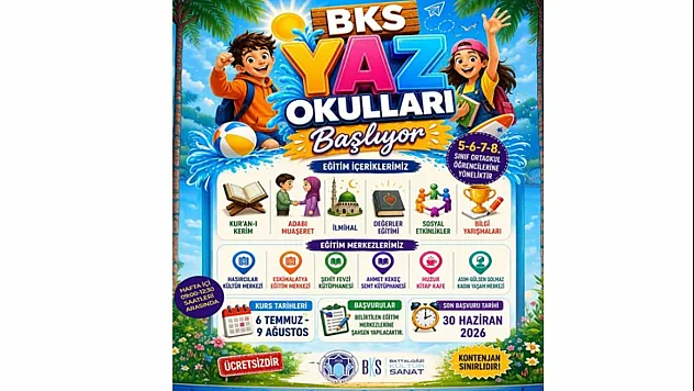 Battalgazi Belediyesi'nden Öğrencilere Dolu Dolu Yaz Programı